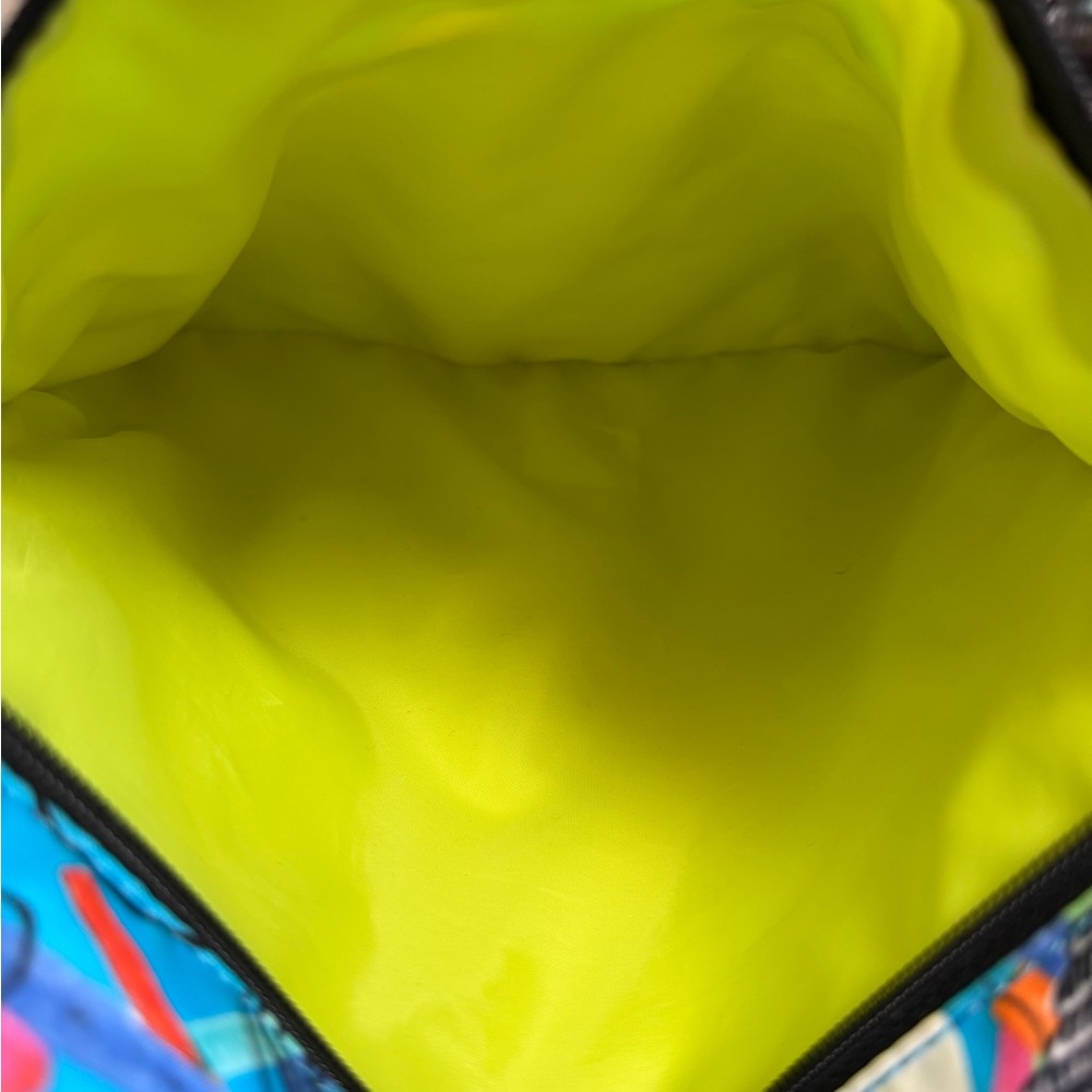 Lesportsac Turquoise Graphic Messenger Bag with Multicolor Accents - Picture 8 of 11